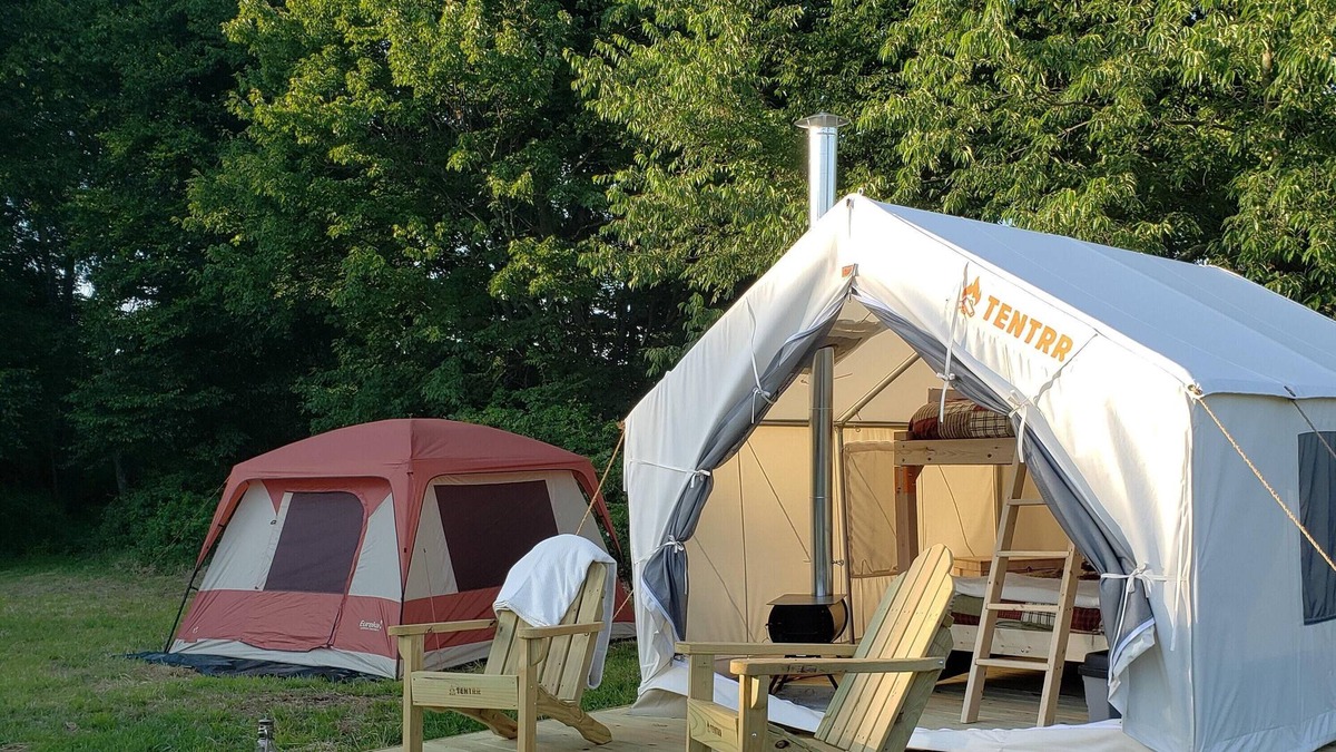 Litchfield RV Rental | Tentrr Signature Site - Meadow Ridge Farm Meadow