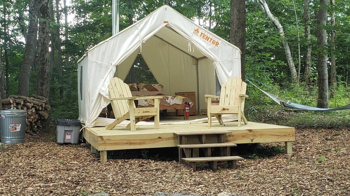 Litchfield RV Rental | Tentrr Signature Site - Meadow Ridge Farm Woods