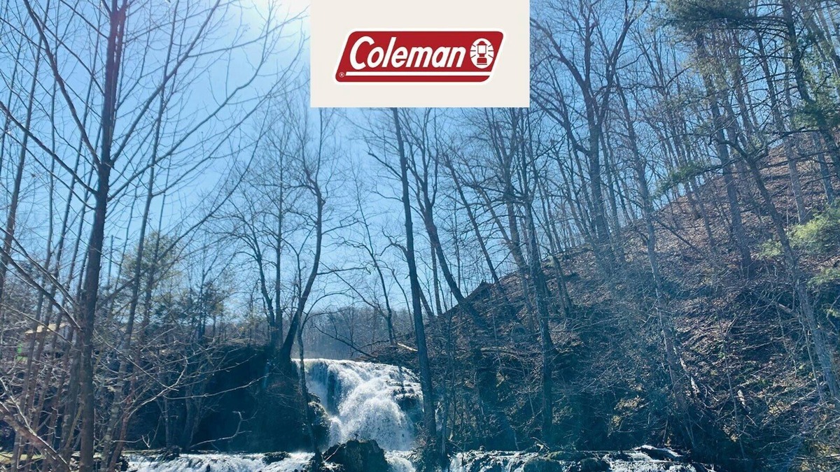 Glace RV Rental | Tentrr Signature Site - Beaverdam Falls - Top of the Rock - Coleman Outfitted Si