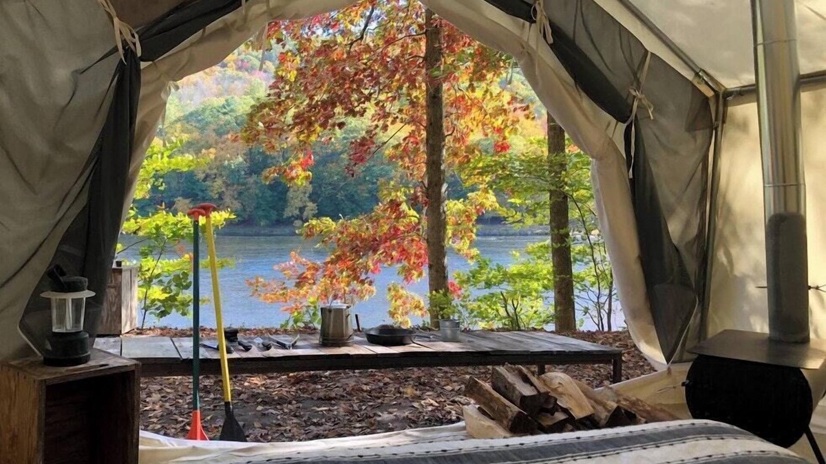 Pond Eddy RV Rental | Tentrr Signature Site - River's Edge on the Canal