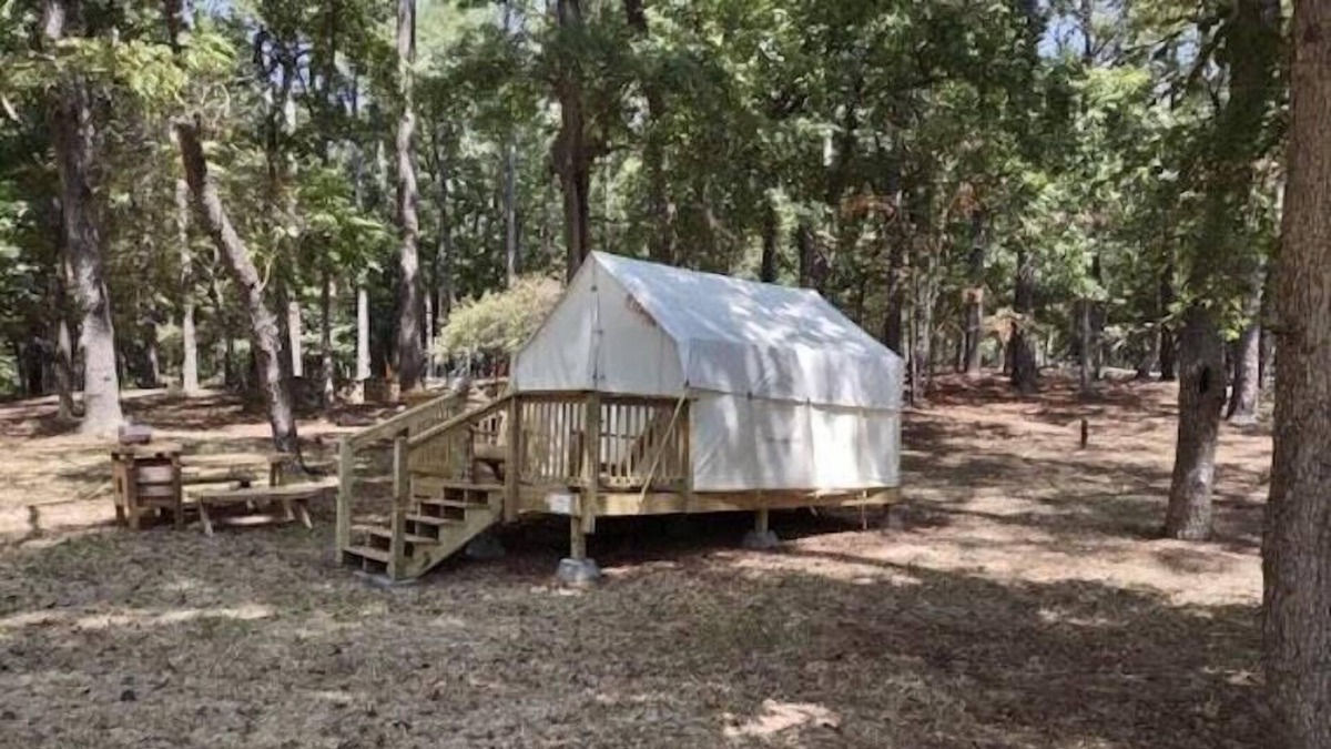 Huntsville RV Rental | Tentrr State Park Site - Texas Huntsville State Park - Site A - Single Camp
