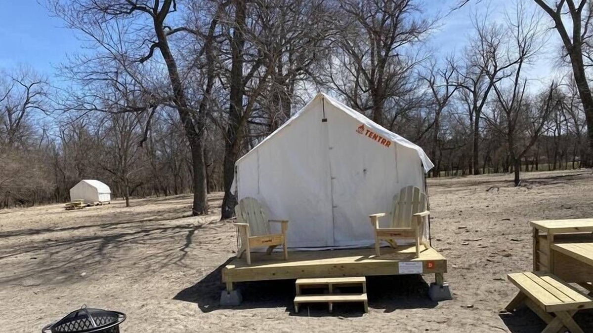 Cass County RV Rental | Tentrr State Park Site - Nebraska Louisville SRA Riverview D Single Camp