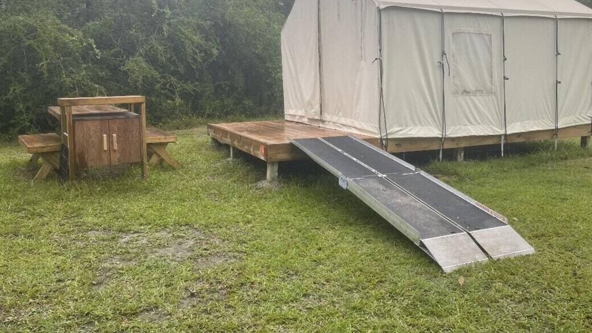 Bay St Louis RV Rental | Tentrr State Park Site - Mississippi Buccaneer State Park - Woodland A - Double