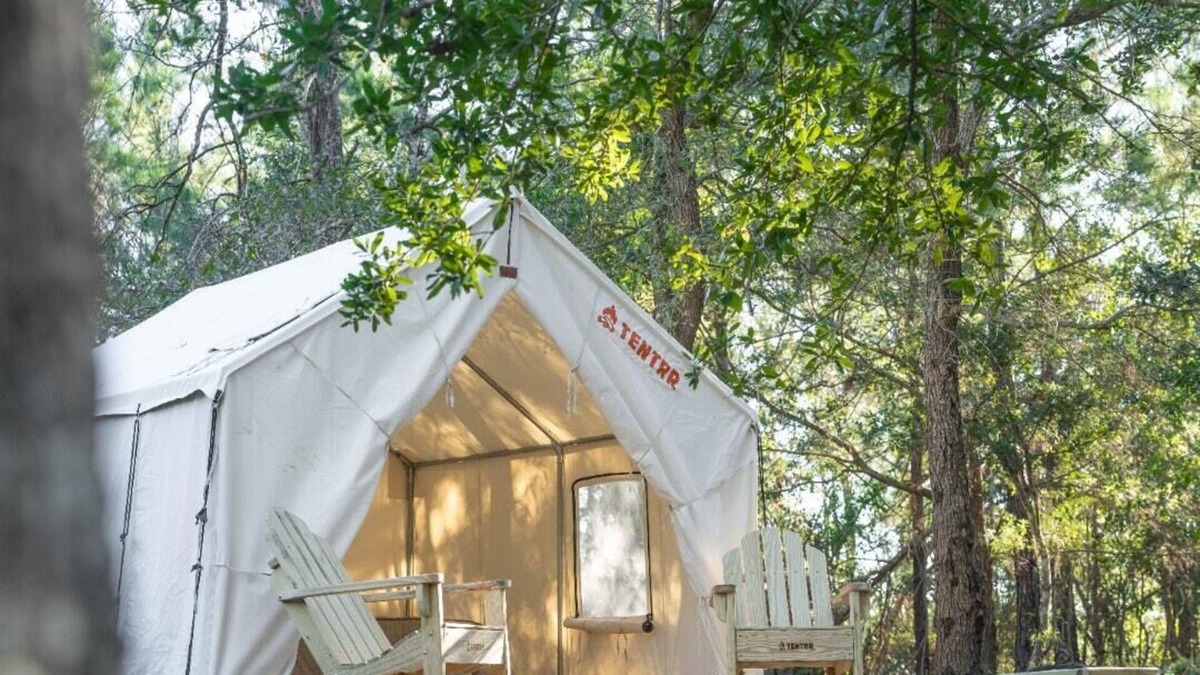 Bay St Louis RV Rental | Tentrr State Park Site - Mississippi Buccaneer State Park - Woodland C - Single