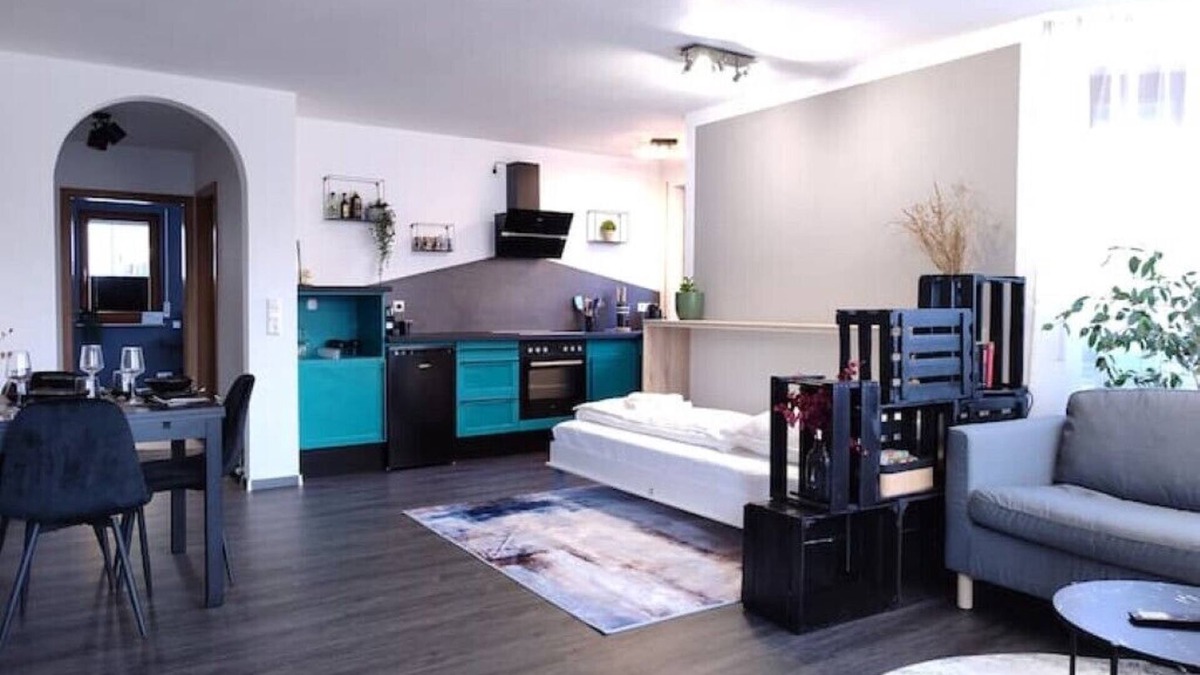 Steinenbronn Apartment | Terminal Design Apartments - Terrasse & Waiputv