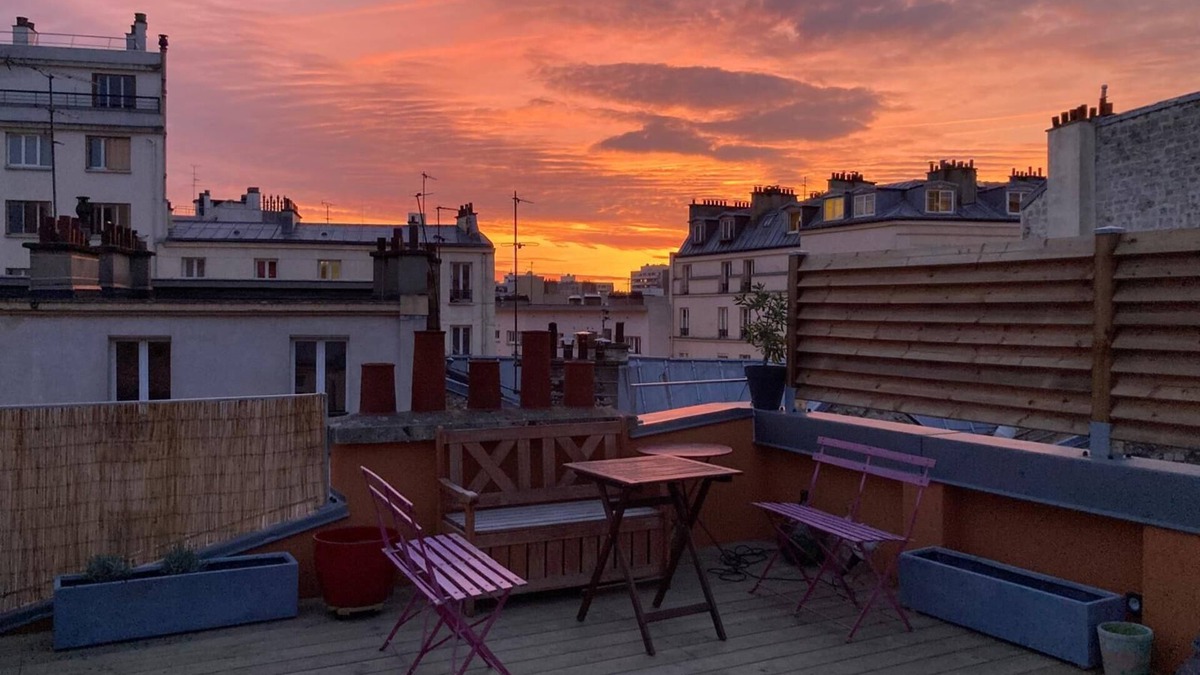 Charonne Apartment | Terrasse et Appartement Typiquement Parisien