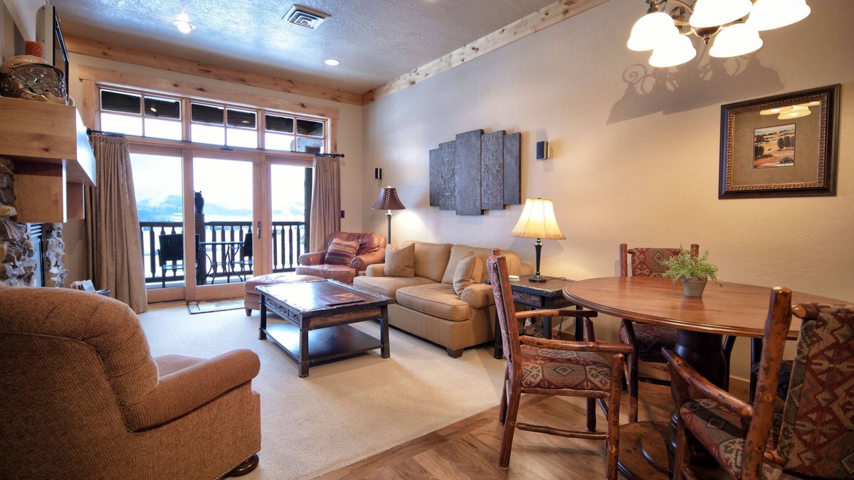 Victor Condo | Teton Springs Condo #307 in Victor w/A/C, W/D, WiFi, Balcony, Grill & Garage