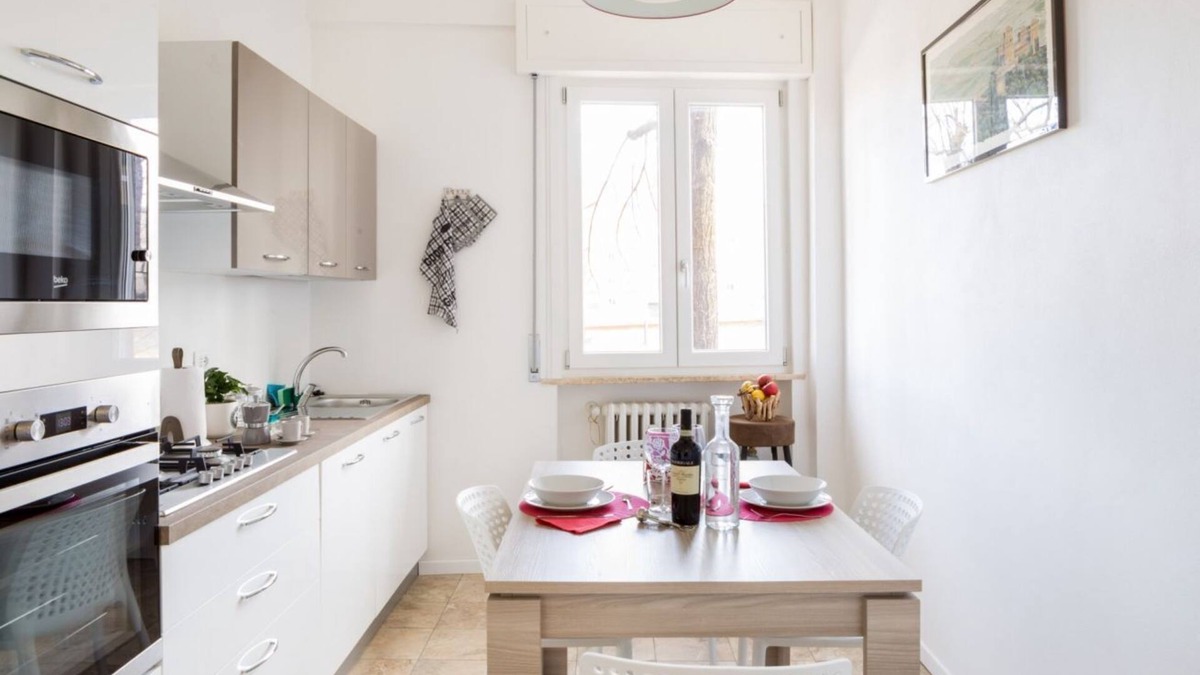 Pablo Apartment | The apartment is located on the raised ground floor of a building with an elevator, not suitable for the disabled. There are steps to access the elevator.In 66 square meters of space, it comfortably accommodates four people with a double bedroom and a be