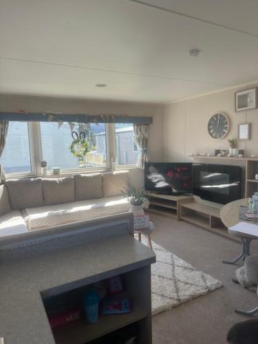 Gronant Resort | The Aurora van at Presthaven sands holiday park and beach resort in North Wales- 8 berth