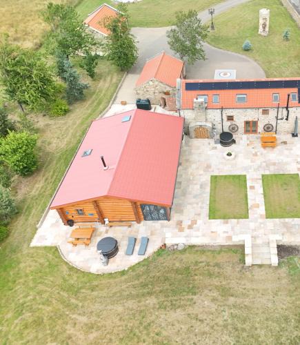 Crook House | The Barn & The Log Cabin, Sleeps 12, 2 Hot Tubs, Near Durham & Bishop Auckland