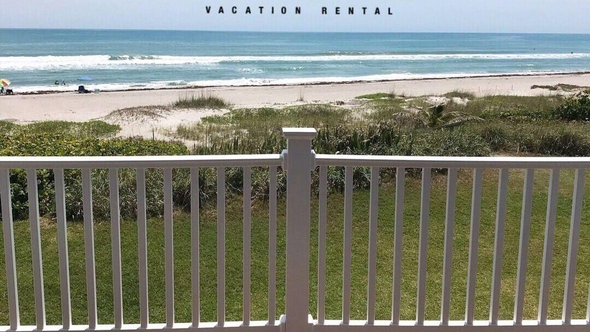 Indialantic By The Sea House | THE BEACH SHACK, a stylish oceanfront townhouse on quiet corner of Indialantic!