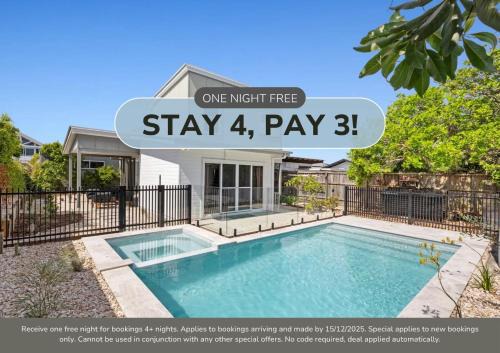 Casuarina House | The Beachside Sanctuary -500m from Beach with Pool & Heated Spa