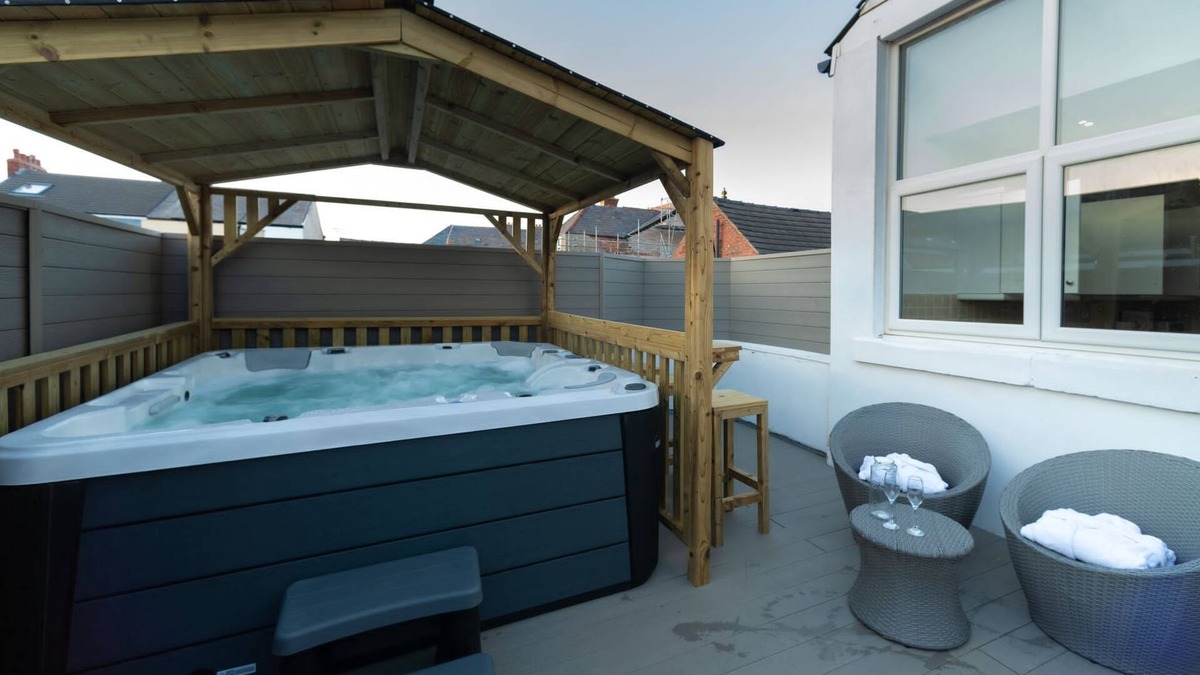 South Shore Apartment | The Bells HOT TUB on Private Terrace Apartments