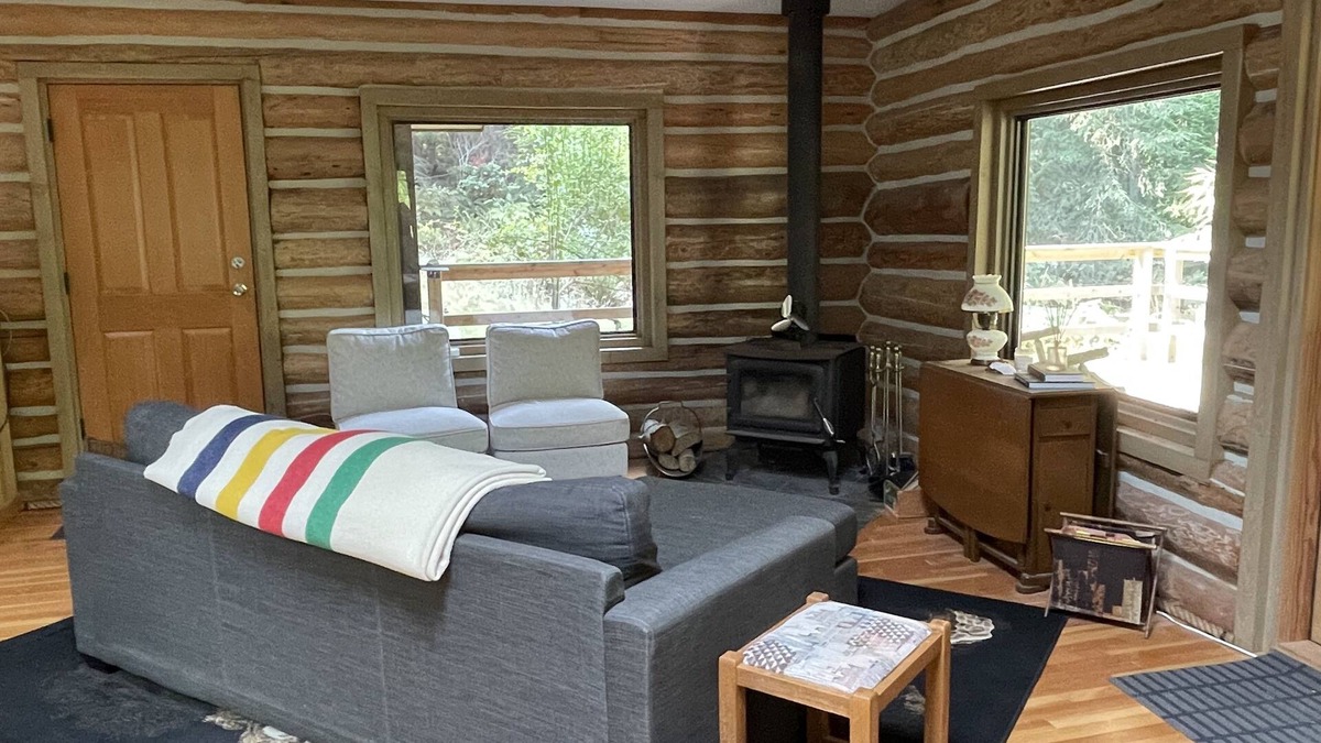 Savary Island Cabin | The Black Log Cabin