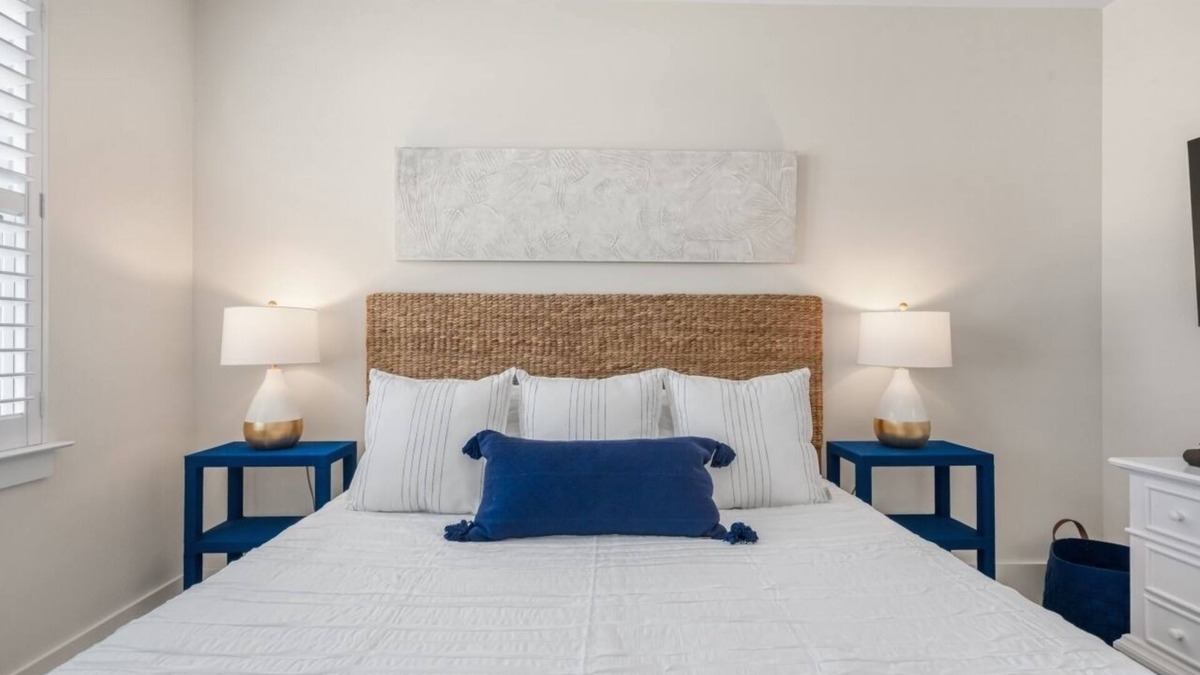 Wilmington Beach House | The Blue House at Carolina Beach, swim spa, ping pong, bikes & pet friendly!