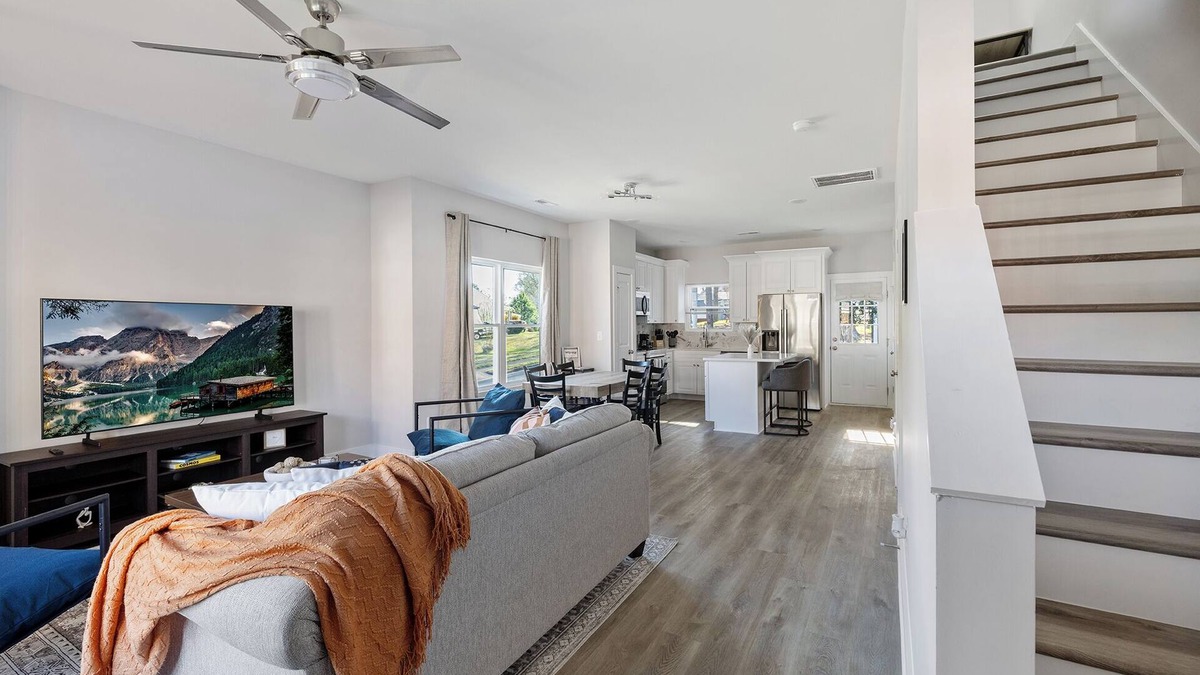 Kannapolis House | The Briar ~ Sleek 3BR New Home Walk to DT w/Outdoor Area