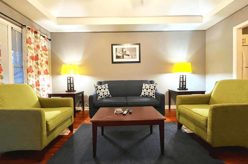 Belvedere Park House | The Cozy Home Comfy King and TV in every room
