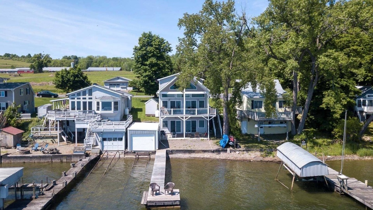 Romulus Cottage | The Duck-In: "Contemporary Lakeside Cottage on Cayuga Lake"