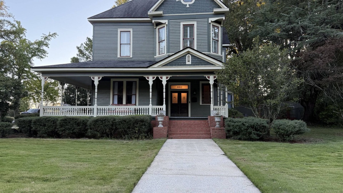 Opelika House | The Elms House-1875 Victorian. This home is in the heart of historic district.