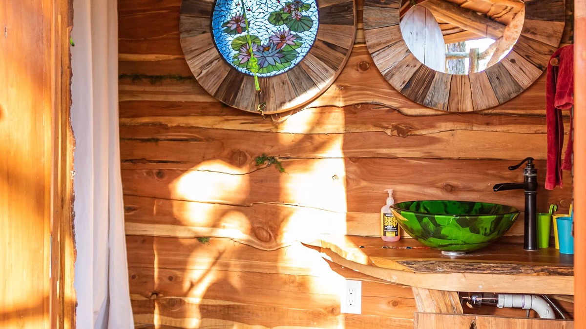 Paige Cottage | The Enchanting Hobbit's Nest Treehouse- A Magical Escape in the Lost Pines Shire