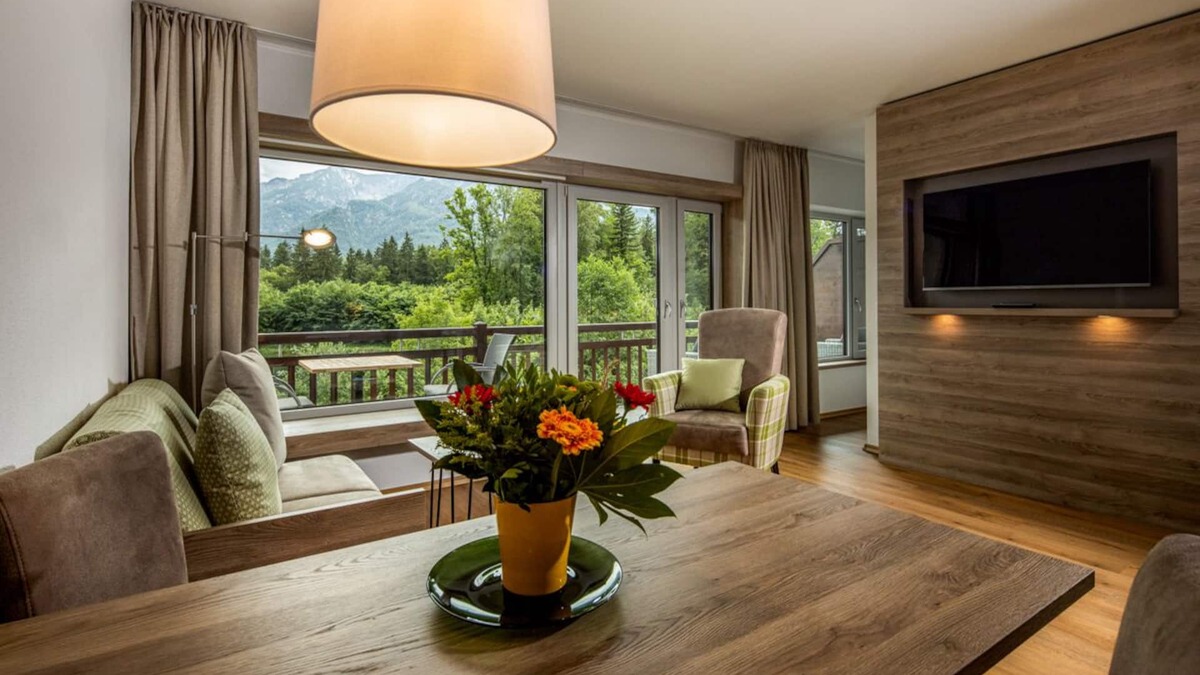 Bad Reichenhall Apartment | The four with south-facing balcony 48 sqm for 1-2 persons - Apartment at the Gablerhof