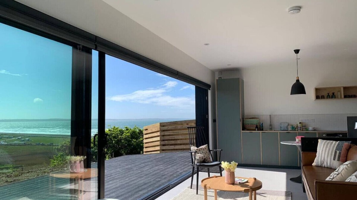 Penycwm House | The Hide · Subterranean Studio with Panoramic Costal Views