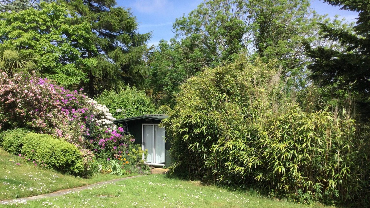 Newport Cabin | THE HIDEOUT Brighstone IOW Studio style cabin Rural Quiet. Downs Beaches 10 mins