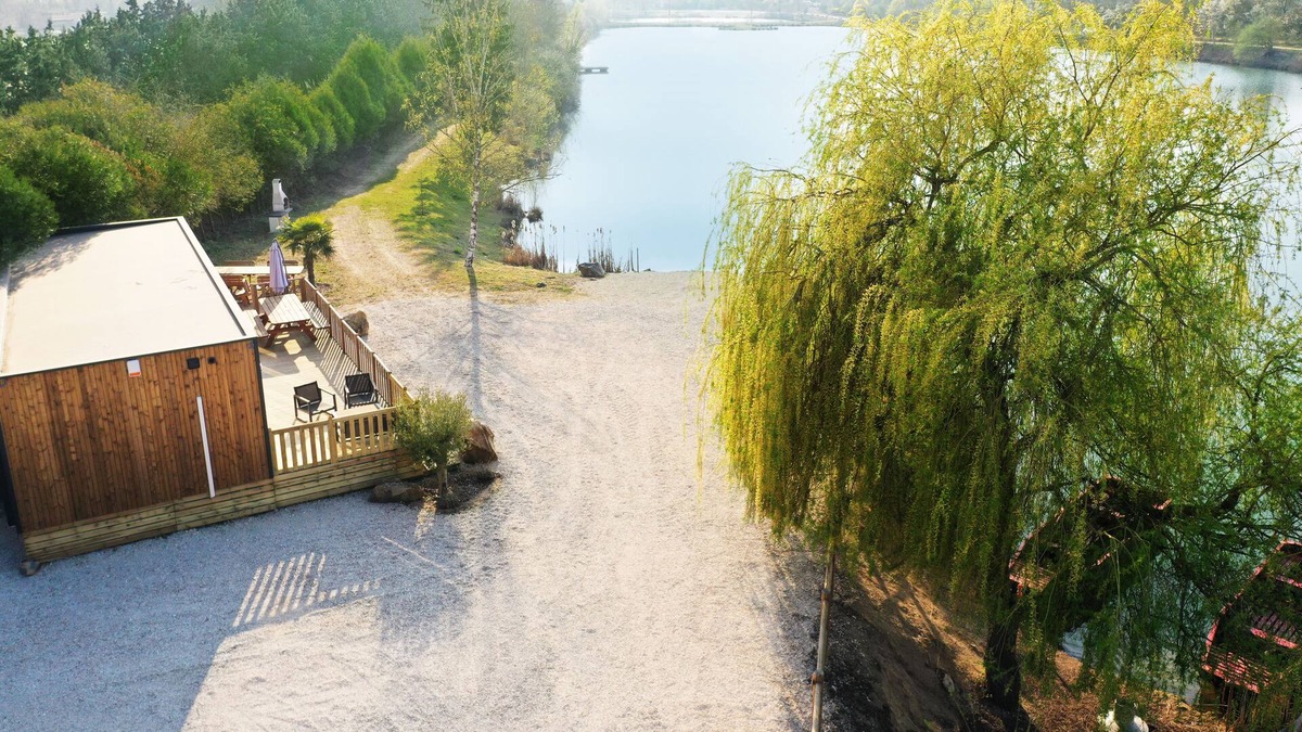Gravon House | The Lotus lodge - At the water's edge - Domaine des Etangs de la Bassée