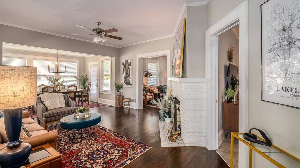 Lakeland House | The Morton House, Historic Downtown, 5Bed, Sleeps8