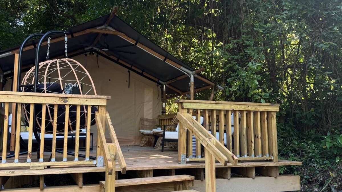 Rio Piedras Bed & Breakfast | The ONLY glamping site in the New Millennium Forest in San Juan, PR