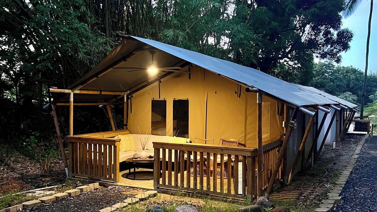 Rio Piedras Bed & Breakfast | The ONLY glamping site in the New Millennium Forest in San Juan, PR