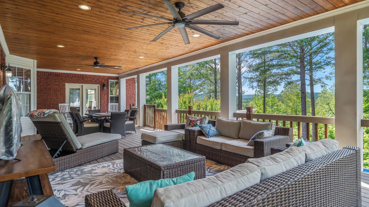 Mountain Pine House | The Ouachita Hideaway - POOL! - Entertaining deck! - 2 living areas - Ping Pong