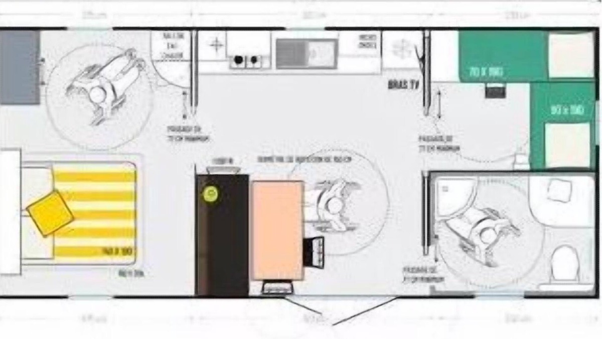 Martigues House | The Pascalounet * - Mobil-Home 4 seats Standard access PMR 4 people
