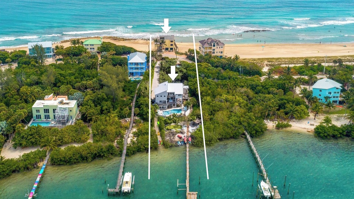 Stuart House | The Resort at Bathtub Beach: 19BR/11BA Ocean2River, Pool, Elevator, Dock, Beach!