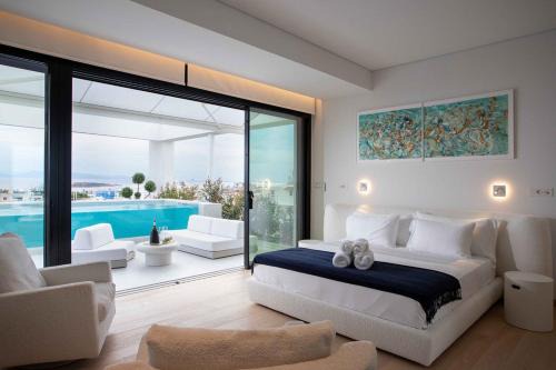 Voula Apartment | The ROSE Luxury Penthouse with Private Swimming Pool
