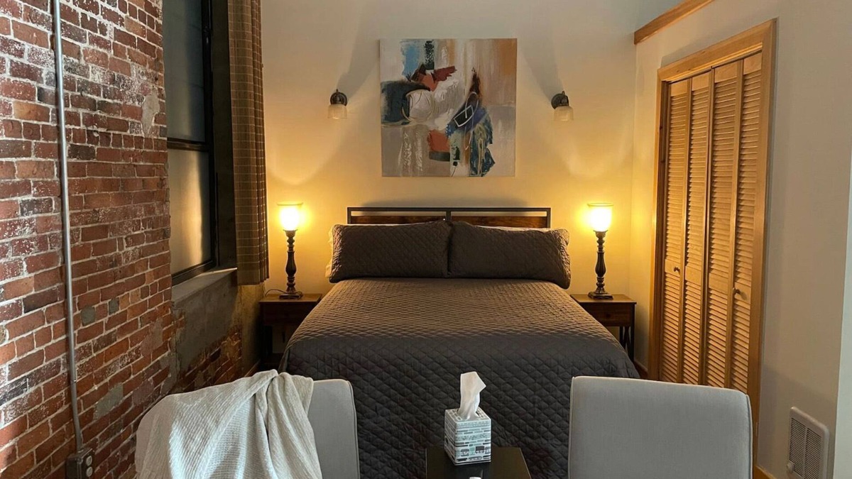Pawtucket Apartment | The Rustic Red Studio Loft in Historic Pawtucket RI