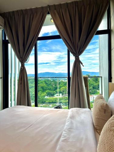 Downtown Kota Kinabalu Apartment | The Shore B-23A TOP Floor City View by Shorever