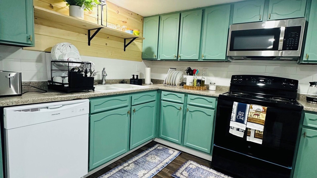 Ithaca House | The “Specchio”; 2 Queen beds-2 bath, family Apt, WiFi, AC, pet friendly, firepit