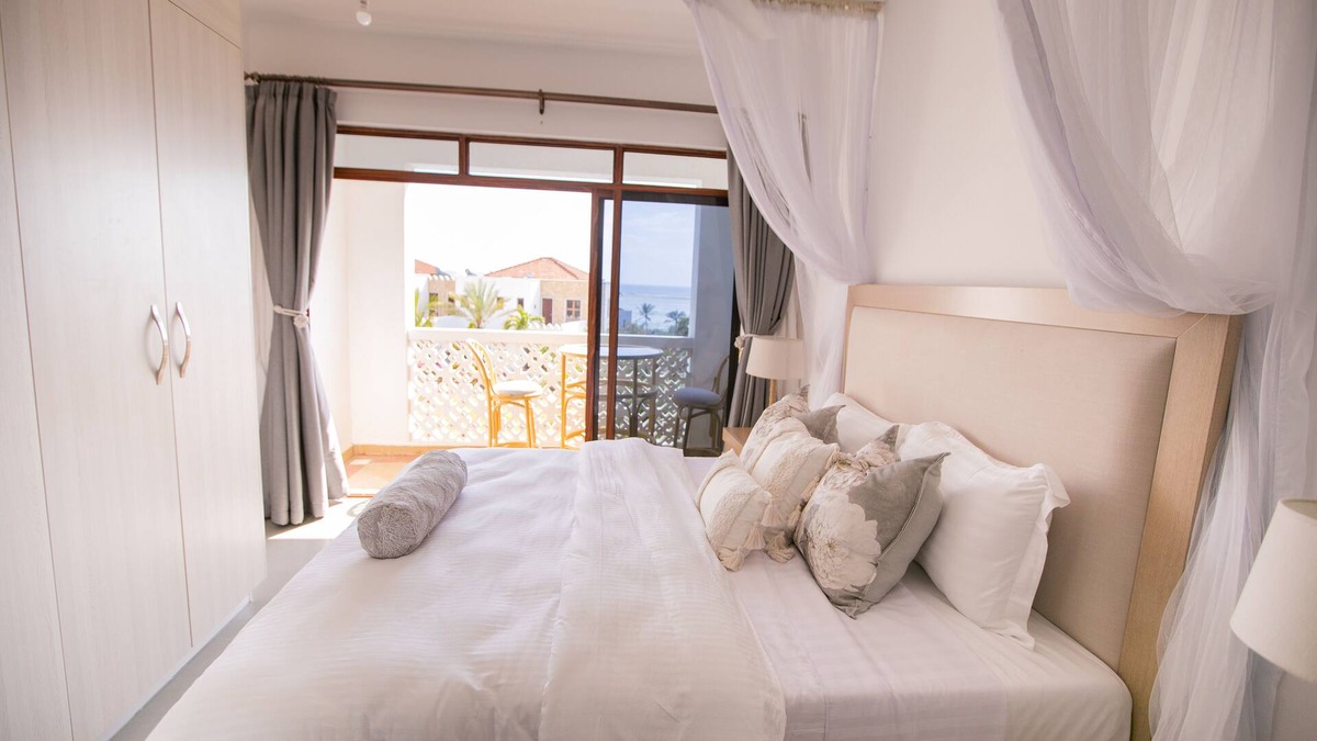 Mtwapa Apartment | The Sultan Palace Beach Retreat Apartment with Garden View