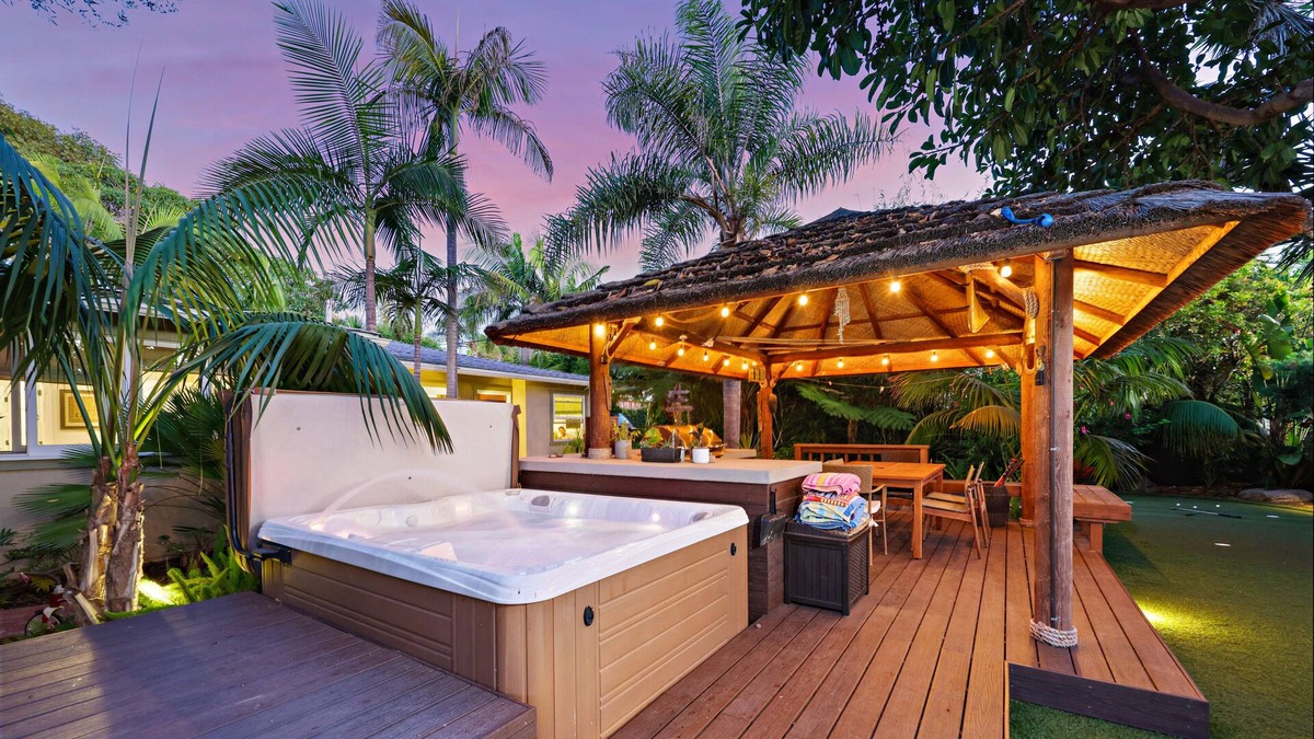 Leucadia House | The Tiki Hut & Hot Tub - New Listing