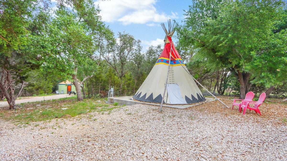 Driftwood Cabin | The Tipi - a unique camping experience with a twist!