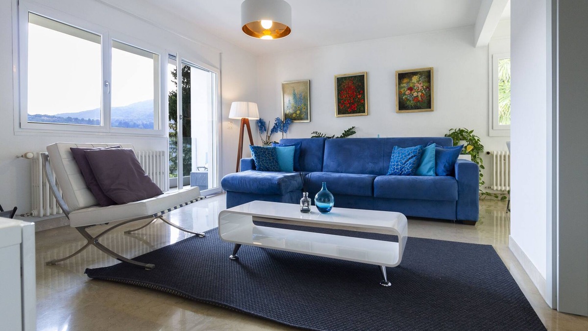 Caslano Apartment | The Villa Design, Vista sul Lago di Lugano a Caslano