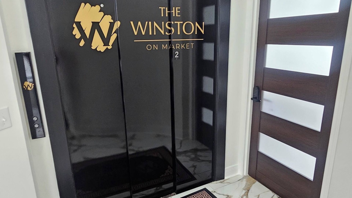 West Main Historic District Condo | The Winston on Market - Private Luxury Rental Space
