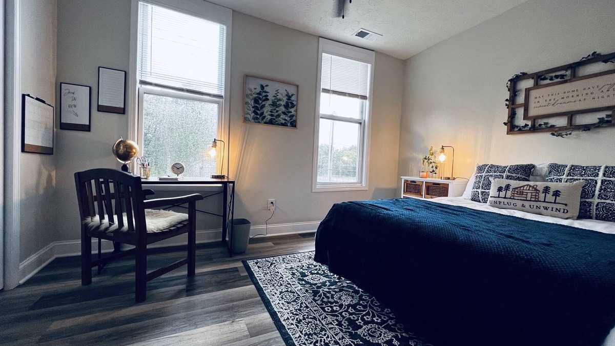 West Main Historic District House | The Zen Den is here for you to unwind, designed with your comfort in mind.