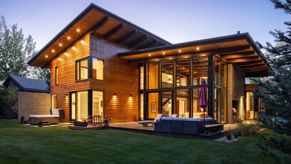 Indian Trails House | This modern mountain residence is located in Jackson Hole, Wyoming.