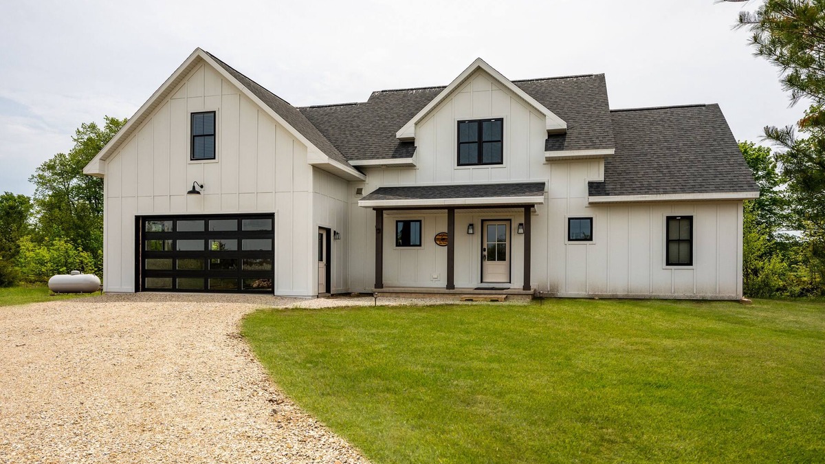 Egg Harbor House | This new construction Modern Farmhouse Style home