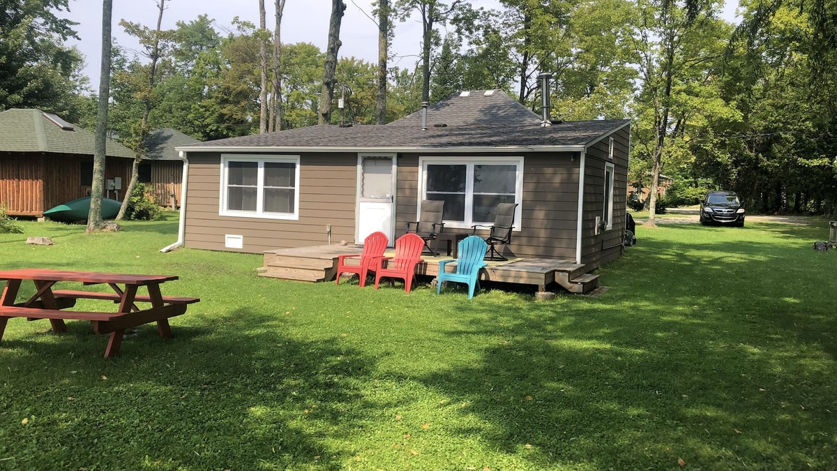 Traverse City Cabin | Three bedroom cabin on Lake Leelanau. Faces west with amazing sunsets.