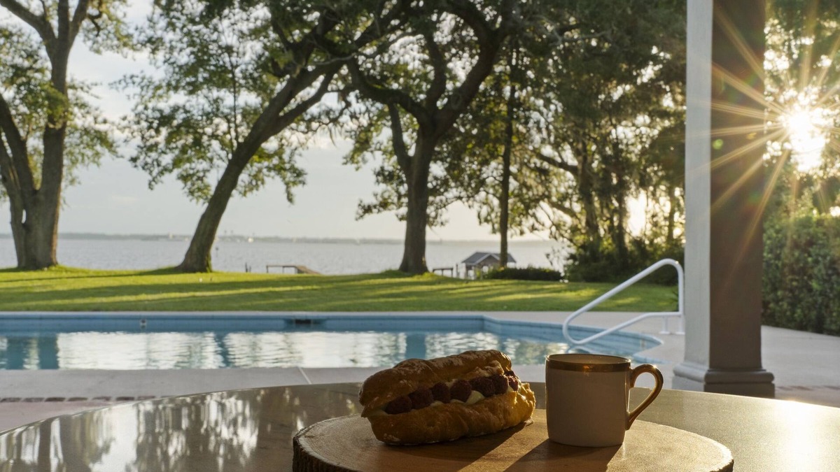 Southside House | Three Oaks Manor Pool Riverfront Weddings/Events