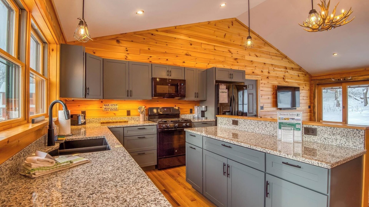 Oquossoc House | Timber Overlook - New construction log cabin with views of Rangeley Lake!