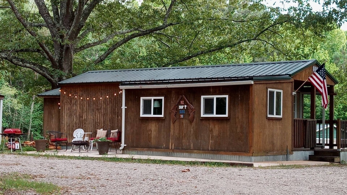 Adamsville Cabin | Tiny home cabin by the pond